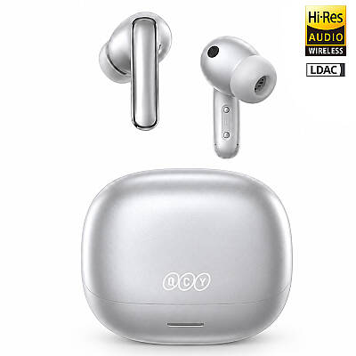 Qcy MeloBuds N65 6.0 Bluetooth Kulaklık Hi-Res LDAC 60 dB ANC Gri - QCY