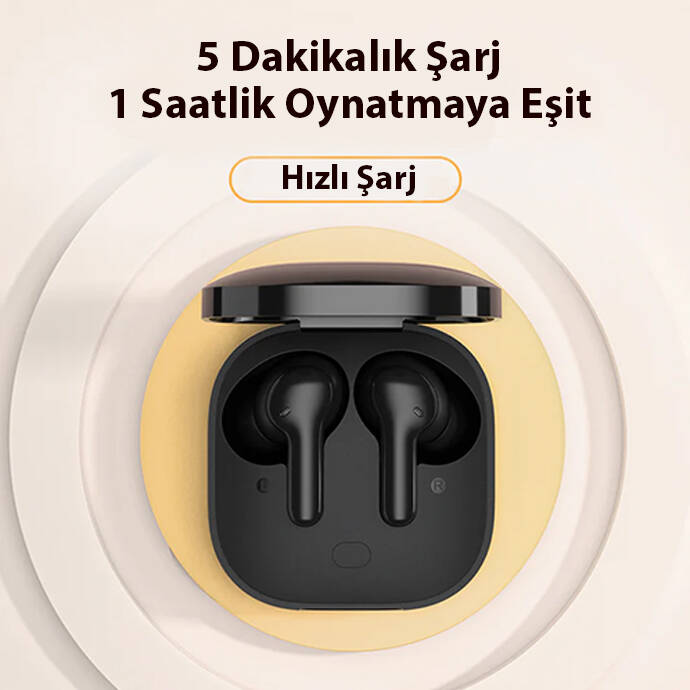 QCY T13 ANC Bluetooth Kulaklık Siyah - 4
