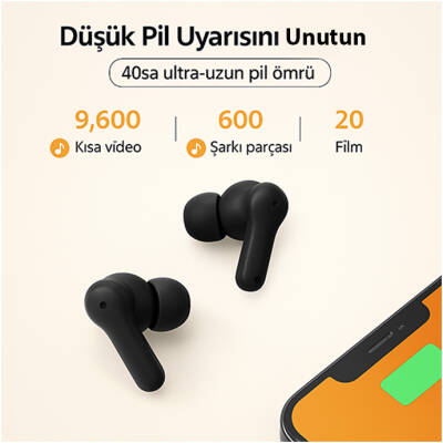 QCY T13 ANC Bluetooth Kulaklık Siyah - 3
