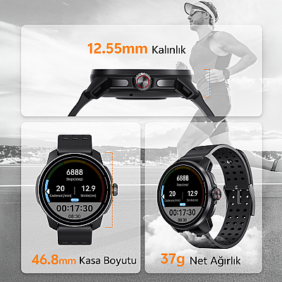 Qcy Track Akıllı Saat Triatlon Spor Saati - 13